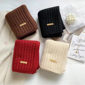 남녀공용 심플 보온 니트 데이즈 머플러 방한 방풍 트렌드 넥워머 따뜻한 커플 목도리 (2개이상추가할인)