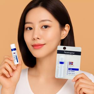 1+1 뉴트로지나 데일리 립밤 4g 입술건조 보습 촉촉한 입술보호제 립케어