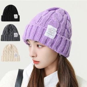 1+1+1 골지 니트 겨울 비니 방한 모자 1+1+1 행사 중