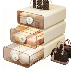 적층형 칸막이 서랍 속옷 양말 정리 수납함 속옷정리함 3개