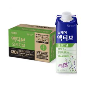 뉴케어 액티브 오리지널 200ml x 24팩 고단백 뼈 관절 건강 고칼슘 비타민D