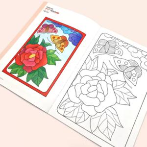 시니어를 위한 색칠놀이 2-1단계  화투 /크고 선명한그림  뇌건강  두뇌트레이닝 23종 화투그림 / 빠른배송