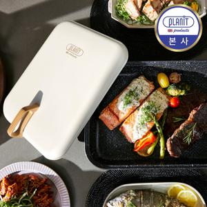 플랜잇 사각 전기후라이팬 대형 잔치팬 전팬 전기팬 파티쿡 PGF-N400W