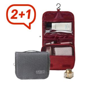 2+1 슬기로운 여행 생활 다용도 파우치 벽걸이 방수 세면 압축 워시백 복잡한 짐을 한번에 깔끔히 정리해요~