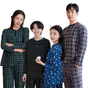 (12%+20%쿠폰) 모스트맘 국민잠옷 피치기모 세트/피치기모 원피스/긴팔파자마/커플잠옷/주니어잠옷