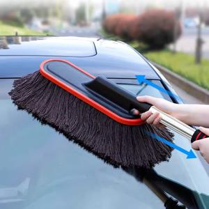 다용도 자동차 깔끔 청소 극세사 먼지털이 차량 세차 먼지솔 먼지떨이 왁스 면사 브러시 (2개이상추가할인)