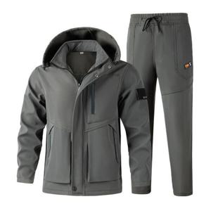 데일리 겨울 기모 안감 보온 트레이닝 상의 하의 세트 모던 트렌디 방한 방풍 츄리닝 (2세트이상추가할인)