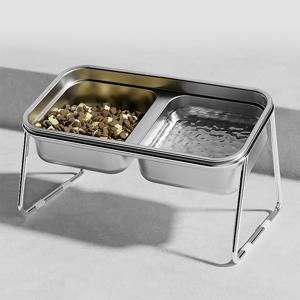 올 스텐 애견밥그릇 고양이 강아지 반려동물 식기 밥그릇 물그릇 스텐리스 미끄럼방지