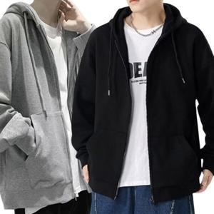 여성 남성 오버핏 후드티 루즈핏 기모 후드집업