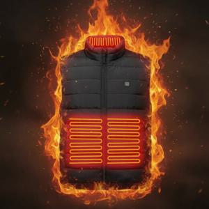 MAX 패딩 발열조끼 3단조절 온열 조끼 열선 겨울 작업복 방한조끼