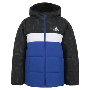 아디다스 키즈 주니어 컬러블록 패디드 패딩 점퍼 IL6097