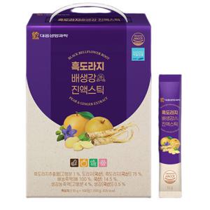 대웅 흑도라지 배 생강 진액스틱 10g x 100포 대용량 판촉 선물 건강즙