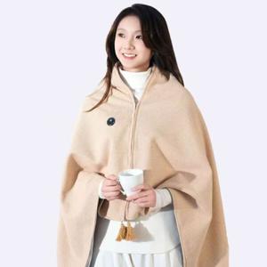 보온 발열 망토 무릎담요 보온담요 지퍼형 캠핑 휴대용 사무실 전기요 다용도 전기매트