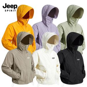 지프 JEEP SPIRIT 남녀공용 바람막이 자외선차단 방풍 자켓 아웃도어 점퍼 등산 캠핑 JP2501