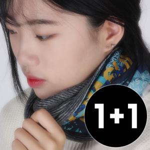 (1+1) 기모 멀티밴드 겨울 멀티스카프 방한 목토시 넥워머