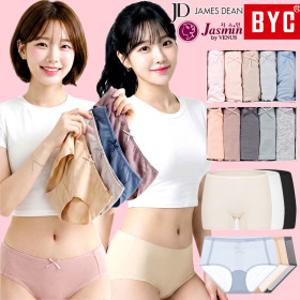 (20%쿠폰) BYC 여성 팬티 세트 순면 모달 위생 요일 노라인 삼각 사각 드로즈 빅사이즈 맥시 여자 속옷 110