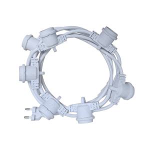 장수 파티라이트 소켓 7구 전원플러그 3.7M 스트링라이트 줄조명 루프탑 카페 야외