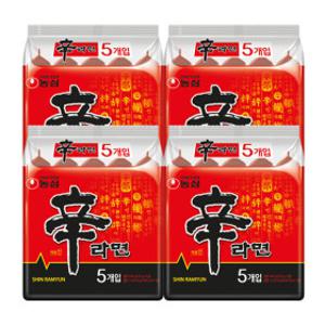 농심 신라면 5입X4개