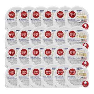 햇반 라이스플랜 현미 귀리 곤약밥 150G 24개