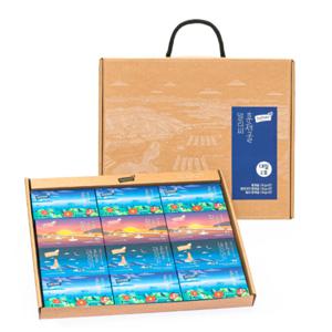 대일2호  훈제굴 세트 (오리지널 6캔 데리야끼 3캔 칠리 3캔) 선물 세트 명절 고급 집들이 안주 통조림