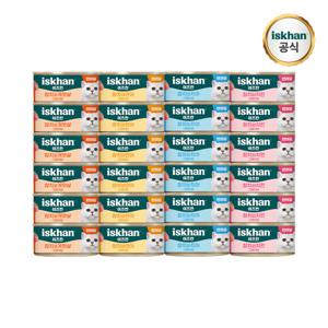 (개당 620원 최저가) 인기 고양이 캔 이즈칸 ANF 총 24개 습식간식 통조림사료