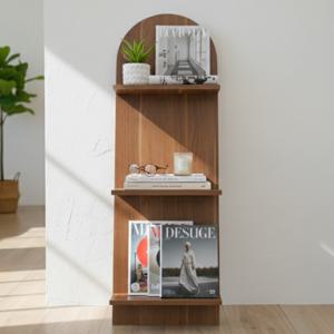 인테리어 매거진랙 3단 라운드 잡지꽂이 북선반 2color 책꽂이 책선반