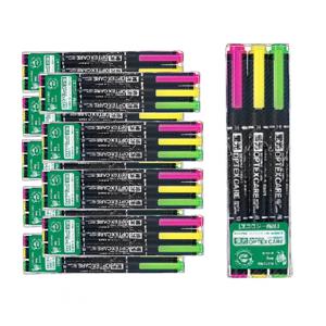 제브라 옵텍스 형광펜 3색세트 10개  / 부드러운 필기 컬러펜 번짐 적고 선명한 컬러 / 당일배송