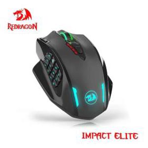 REDRAGON 임팩트 엘리트 무선 게이밍 마우스 M913 RGB USB 2.4G 16000 DPI 16 버튼 프로그래밍 가능 게이머