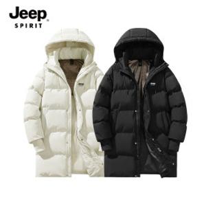 지프스피릿 JEEP SPIRIT 남녀 빅사이즈 롱패딩 그래핀 방풍롱패딩