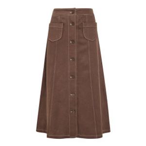 (롯데백화점)버튼포인트 스티치 롱스커트GPBN0SK461