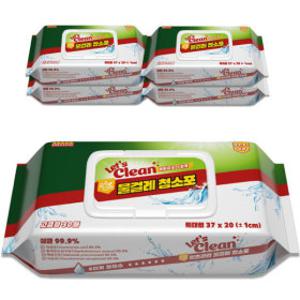 (HOT특가딜) 물걸레청소포 특대형 5팩/총150매 (팩당30매) 고급형 베이킹소다 항균