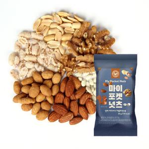 (신선집중) 산과들에 하루 한줌 견과류 마이포켓넛츠 90봉 / 3개월분