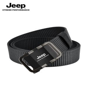 JEEP 지프 캔버스 벨트 남성용 자동 버클 캐주얼한 다용도 전술 벨트