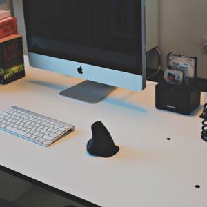 버티컬 무선마우스 인체공학 디자인 저소음 틸트휠 손목클릭 마우스