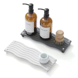 규조토 트레이 물결 욕실 선반 비누 받침 주방 물흡수