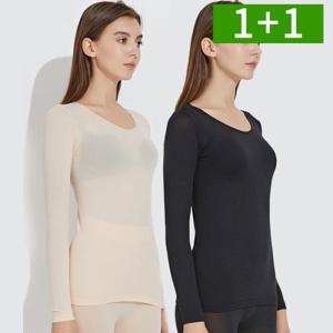 1+1 발열 여성 내복 세트 겨울 내의
