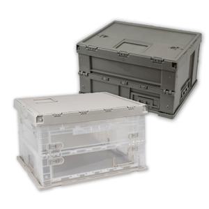 누스타 측면개폐 안전잠금 다용도 정리함 폴딩박스 리빙박스 수납박스 19L