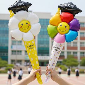 졸업식 풍선 스틱 5개 졸업 축하 이벤트 장식 벌룬 응원봉 풍선꽃