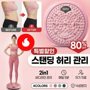 2in1 지압매트 당지압 요법 붓기/개선 발지압 스텝퍼 발바닥 마사지기/배살 빼는 코아 관리기구 디지털
