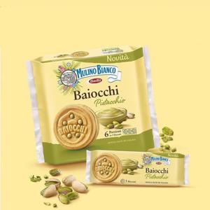 1+1 이탈리아 Baiocchi 피스타치오 크림 샌드위치 쿠키 168gx2(6개입x2)
