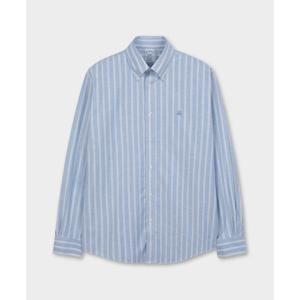 [브룩스브라더스] 레귤러핏 논아이론 옥스포드 스트라이프 셔츠 (블루) (BBTHMM5718MEF)