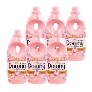 다우니 초고농축 퍼퓸 섬유유연제 스프링 가든 러브 1L x6개