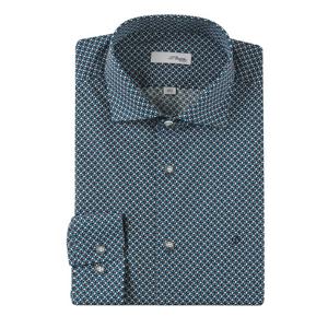 [에스티듀퐁(셔츠)]24대전/여름 긴팔 캐쥬얼핏/허리가 여유있는  프린트 남방 SE4SM21LS330SNY