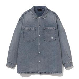 [빈트릴]SUNDAY 빈티지 워싱 데님 셔츠 BA243SI051