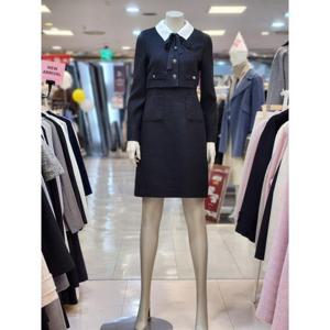 SOUP 세이브존07 리본타이 트위드 정장원피스 OB2OPQ2