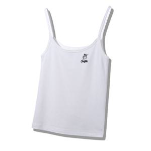 [지프]여성용 BEAR자수 골지 나시티셔츠(JQ2TSF632)