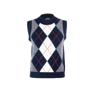A P C  크루넥 니트 조끼 WVBDRF22332 IAK TP942017233