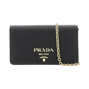 [프라다] 사피아노 레더 체인 미니 숄더백/블랙/1BP023 NZV F0002