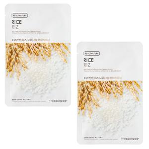 [더블구성]  더페이스샵 갈아만든 쌀 마스크시트 20g