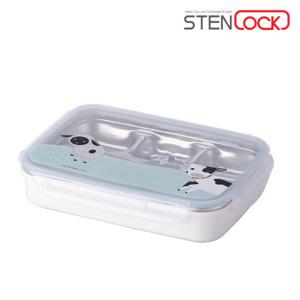 스텐락 알프스 팜 프렌즈 유아식기 이중배식반 700ml